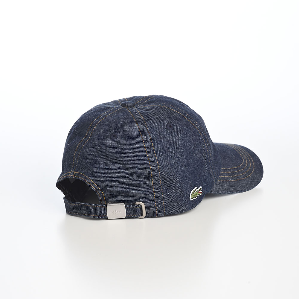 LACOSTE ラコステ 帽子 コットンキャップ CAP 春 夏 秋 冬 メンズ レディース ベースボールキャップ カジュアル ワニロゴ 普段使い スポーツ アウトドア オールシーズン フランスブランド 8oz DENIM CAP(8オンス デニム キャップ) L7148 ネイビー 3