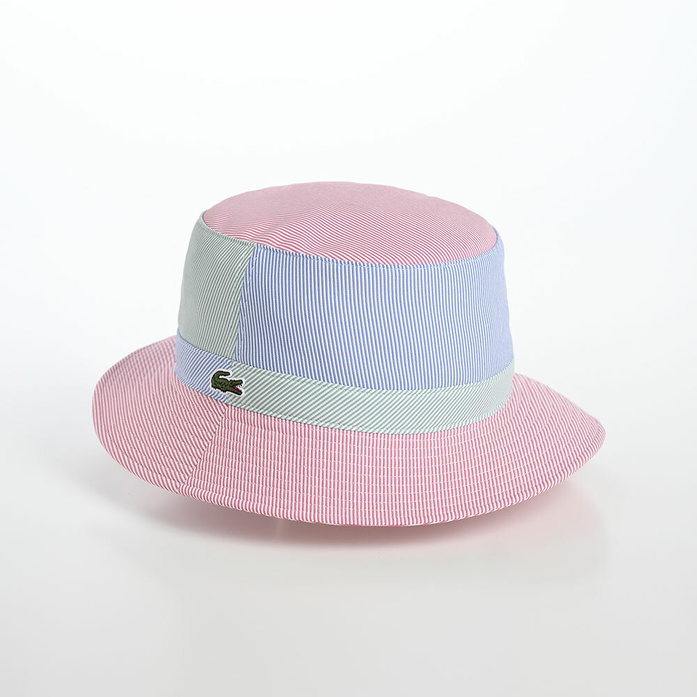 LACOSTE ラコステ 帽子 バケットハット メンズ レディース 春夏秋冬 サファリハット ソフトハット かわいい ワニロゴ ポップ オールシーズン バケハ フランスブランド MULTI COLOR BUCKET HAT（マルチカラー バケットハット） L7103 マルチ