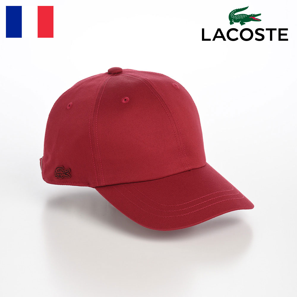 LACOSTE ラコステ 帽子 父の日 ロゴキャップ CAP ベースボールキャップ 野球帽 カジュアル シンプル ワニロゴ 普段使い スポーツ ユニ..