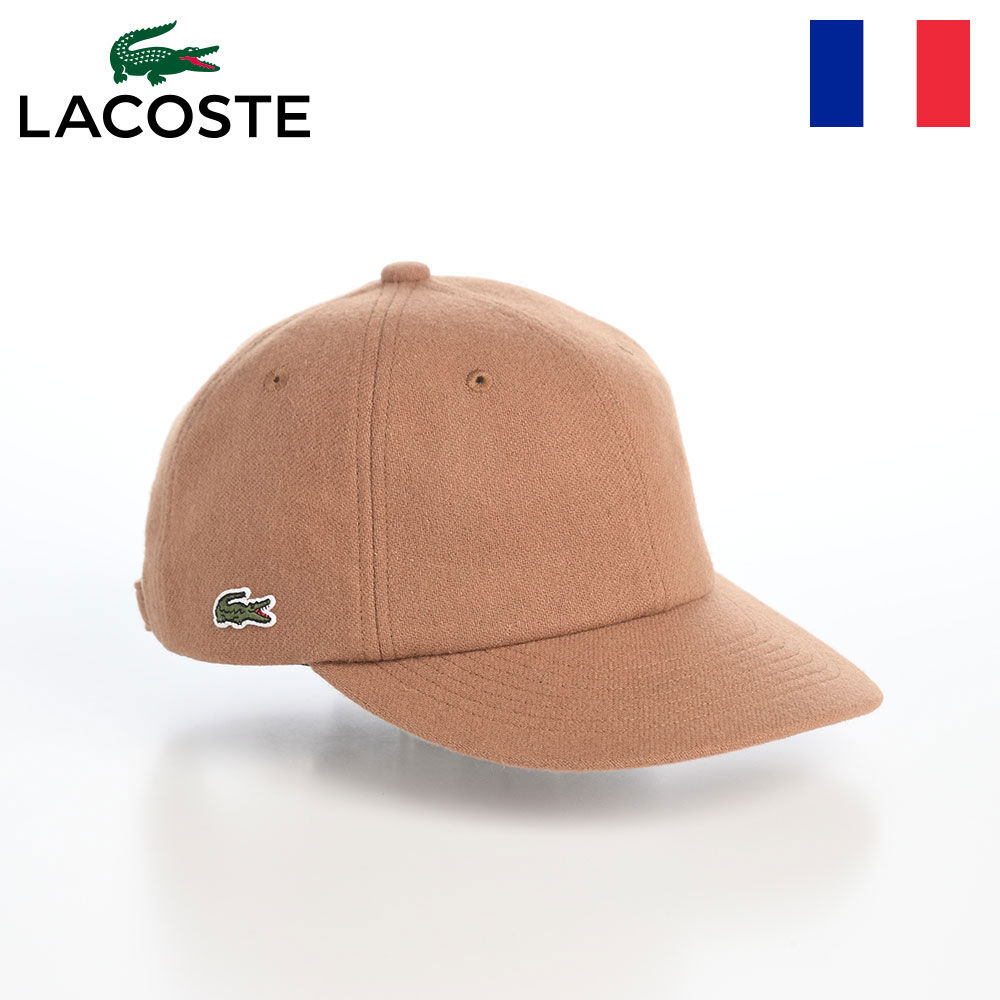 Rakuten - LACOSTE ラコステ 帽子 ロゴキャップ CAP メンズ レディース ベースボールキャップ 野球帽 カジュアル シンプル ワニロゴ 普段使い スポーツ ユニセックス フランスブランド FLANNEL CAP（フランネルキャップ） L1384 キャメル 父の日ギフト 2026