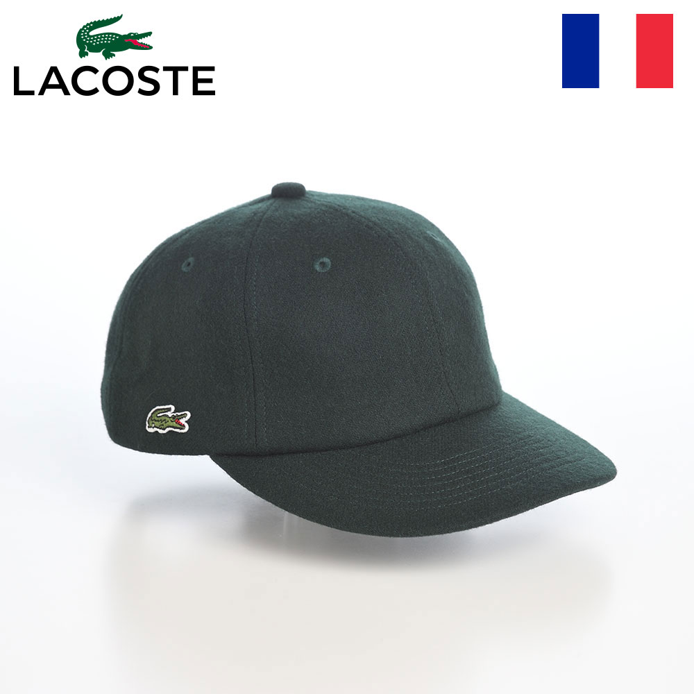Rakuten - LACOSTE ラコステ 帽子 ロゴキャップ CAP メンズ レディース ベースボールキャップ 野球帽 カジュアル シンプル ワニロゴ 普段使い スポーツ ユニセックス フランスブランド FLANNEL CAP（フランネルキャップ） L1384 グリーン 父の日ギフト 2026