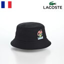 LACOSTE RXe oPbgnbg Xq Y fB[X t  H ~ Tt@nbg JWA AEghA jZbNX I[V[Y ANIMATION LOW BUCKET HAT iAj[V[oPbgnbgj L7131 ubN