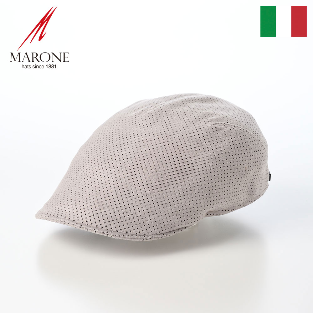 乐天商城 - MARONE ハンチング帽 キャップ メンズ 春 夏 帽子 CAP ハンチングベレー 大きいサイズ レディース おしゃれ ギフト イタリアブランド マローネ Milano Vento（ミラノ ヴェント） CT849 グレー 父の日ギフト 2026
