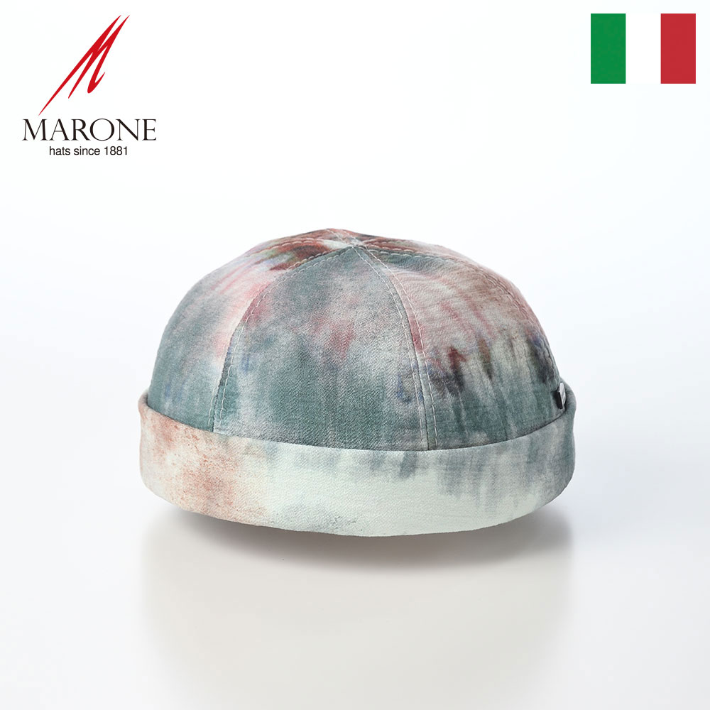 乐天商城 - MARONE 帽子 ロールキャップ ワッチキャップ 春 夏 メンズ レディース カジュアル 普段使い イタリアブランド マローネ Tye Dye Sugar（タイダイ シュガー） CT917 マルチ 父の日ギフト 2026