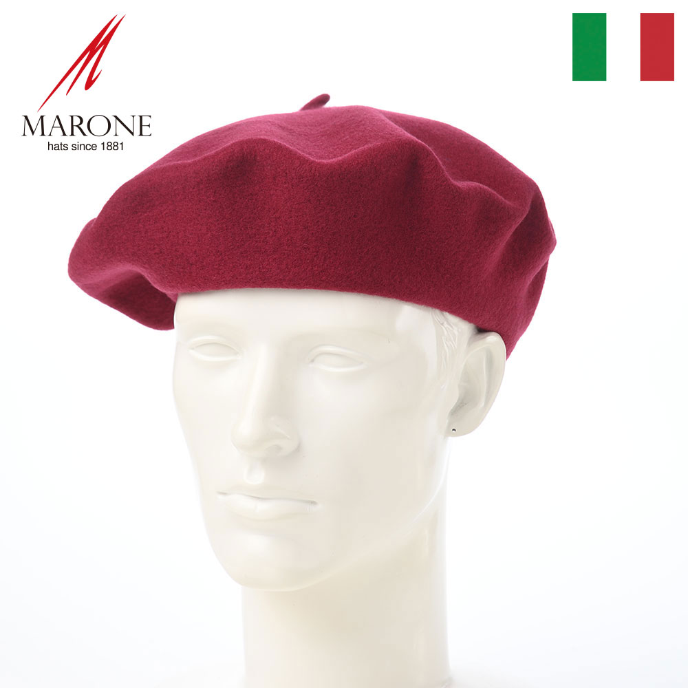 MARONE ベレー帽 帽子 ハンチングベレー メンズ レディース 秋 冬 小さめ 大きいサイズ チョボ付き カ..