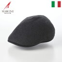 マローネ 帽子 メンズ マローネ ハンチング帽 メンズ 秋 冬 帽子 キャップ CAP ハンチングベレー 鳥打帽 大きいサイズ おしゃれ レディース 送料無料 あす楽 イタリアブランド MARONE Milano Cashmere（ミラノ カシミヤ） BT1079 グレー