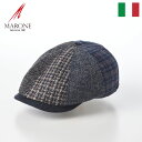 MARONE キャスハンチング メンズ 秋 冬 帽子 大きいサイズ キャップ CAP ハンチングベレー 鳥打帽 普段使い おしゃれ レディース 送料無料 あす楽...