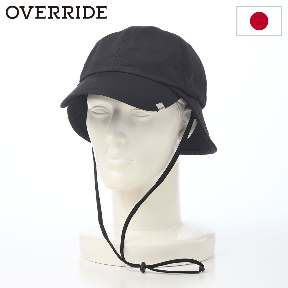 乐天商城 - OVERRIDE 帽子 メンズ レディース カジュアル おしゃれ 紳士帽 ファッション小物 ブランド オーバーライド OR WATER RE POLLEN CAP SGP（ウォーター リ ポレン キャップ） ブラック