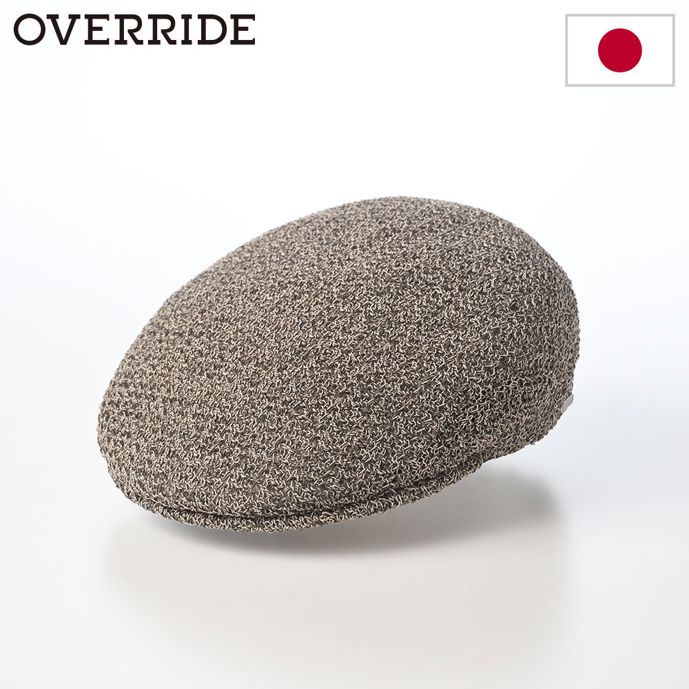 乐天商城 - OVERRIDE オーバーライド ハンチング帽 帽子 メンズ レディース カジュアル おしゃれ 紳士帽 ファッション小物 ブランド OR OGC GIMA KNIT HUNTING（ギマ ニット ハンチング）グリーン