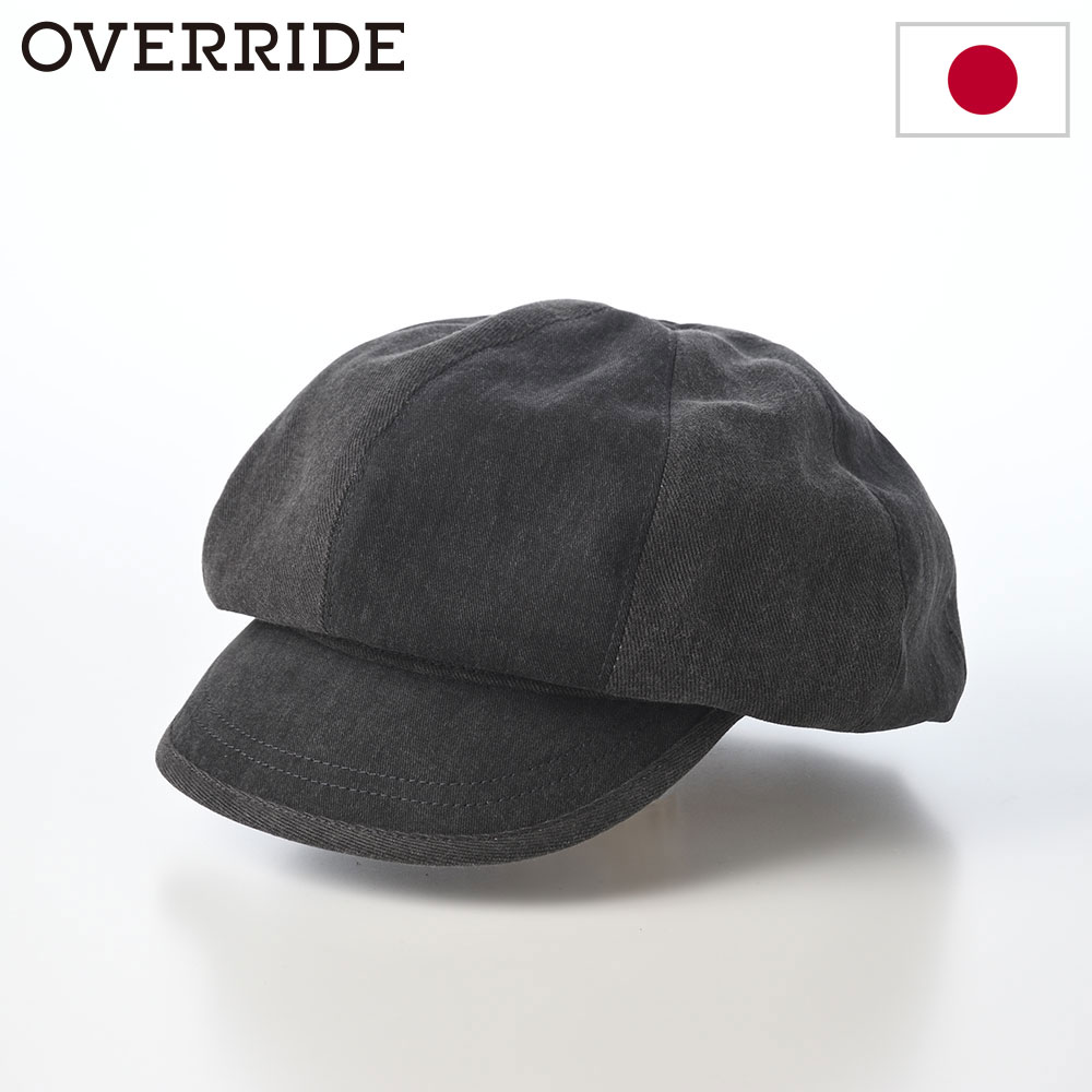 Rakuten - キャスケット メンズ レディース OVERRIDE オーバーライド 帽子 通年 カジュアル おしゃれ OR PIGMENT DAD CASQUETTE SGP（ピグメント ダッド キャスケット） ブラック