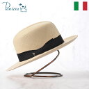 Panizza イタリアブランド オプティモハット パナマ帽子 メンズ レディース 紳士帽 おしゃれ 大きいサイズ 春 夏 M L XL イタリア製 本パナマ プレゼント ギフト あす楽 送料無料 パニッツァ COLONIAL ANITA（コロニアル アニータ）ナチュラル