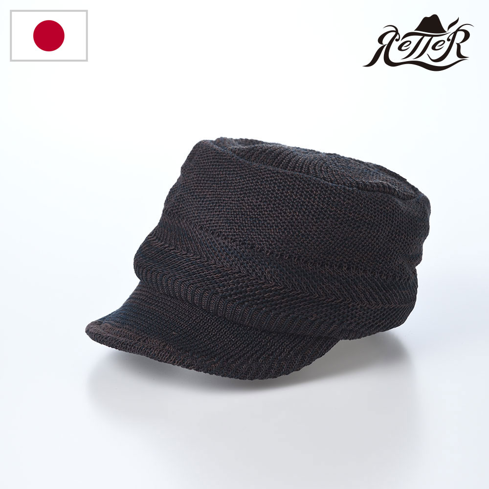 RETTER ニット帽 ニットキャップ CAP メンズ レディース 春 夏 カジュアル シンプル おしゃれ ブランド ファッション小物 アクセサリー レッター Silcot(シルコット) ネイビー 熱中症 暑さ対策 父の日ギフト 2026
