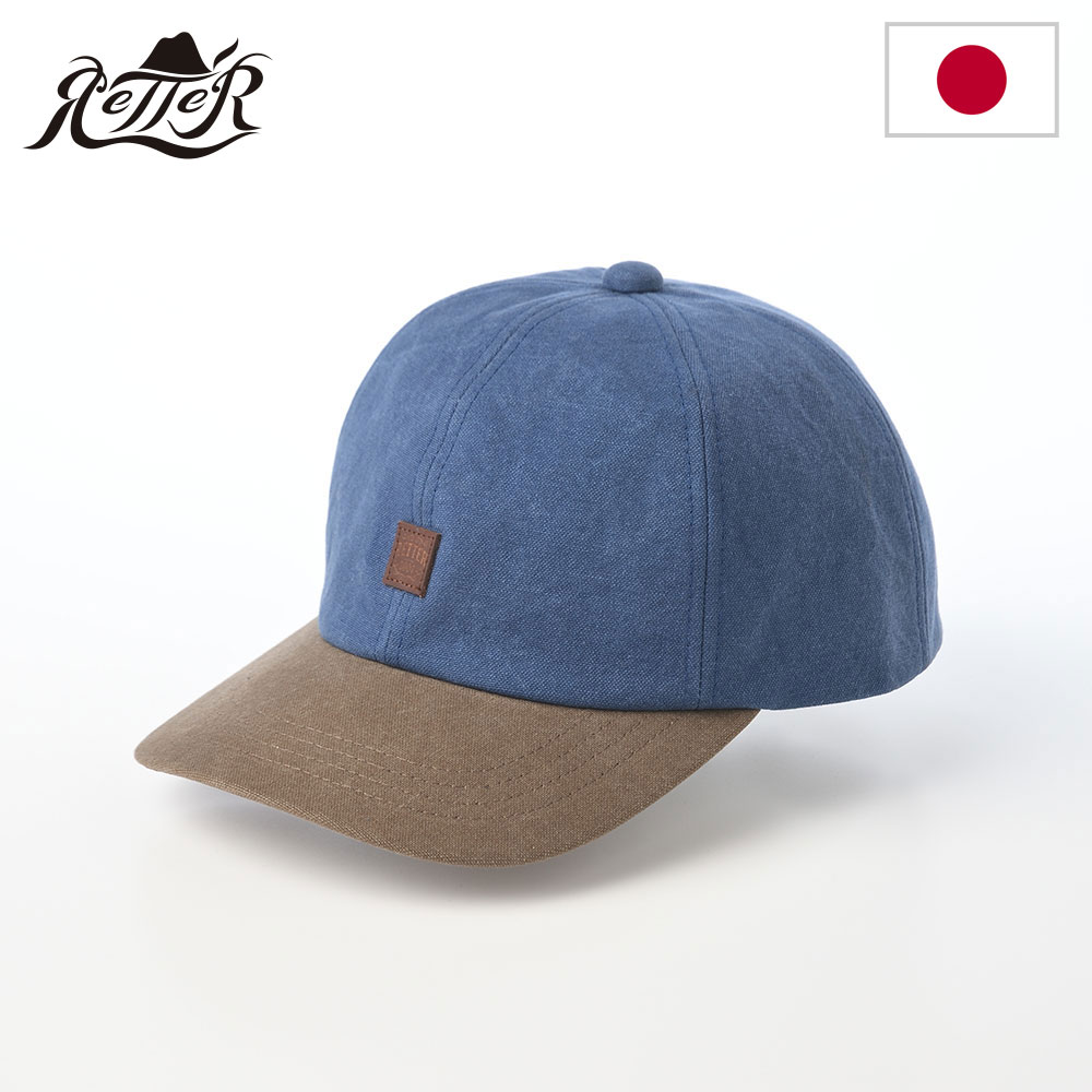 Rakuten - RETTER キャップ 帽子 メンズ レディース 春夏秋冬 オールシーズン cap カジュアル おしゃれ 紳士帽 ファッション小物 日本ブランド レッター Bio Para Cap（バイオ パラ キャップ） インディゴ 父の日ギフト 2026