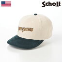 Schott ショット 帽子 ベースボールキャップ cap 秋 冬 メンズ レディース ユニセックス ファッション小物 おしゃれ ブランド 大きいサイズ アメリカ アメカジ BICOLOR CORDUROY FLAT VISOR CAP（バイカラーコーデュロイフラットバイザーキャップ） SC041 ホワイト