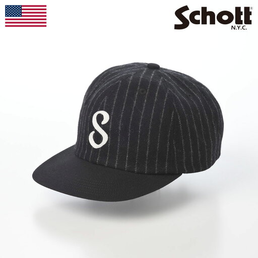 Schott 帽子 キャップ cap メンズ レディース ユニセックス ファッション小物 おしゃれ 大きいサイズ アメリカ アメカジ ブランド ショット STRIPE 6P CAP(ストライプ6Pキャップ) SC113 ブラック 父の日ギフト Schott 帽子 キャップ cap メンズ レディース ユニセックス ファッション小物 おしゃれ 大きいサイズ アメリカ アメカジ ブランド ショット STRIPE 6P CAP(ストライプ6Pキャップ) SC113 ブラック 父の日ギフト