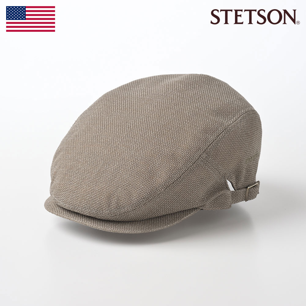 STETSON ステットソン ハンチング帽 キャップ 帽子 ブランド メンズ 春 夏 大きいサイズ ハンチングベレー 鳥打帽 カジュアル おしゃれ シンプル 普段使い レディース アメリカ SIDE FREE HUNTING MIX（サイドフリーハンチング ミックス）SE075 オリーブ