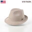 STETSON 帽子 中折れハット メンズ 春 夏 ソフトハット アメリカブランド カジュアル おしゃれ シンプル 普段使い 日除け UV対策 レディース 送料無料 あす楽 ステットソン NEW LESCAUT VIERA（ニューレスコー ビエラ） SE102 ベージュ