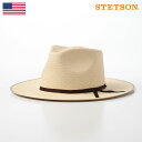 STETSON パナマ帽子 パナマハット メンズ 中折れハット 春 夏 つば広 クラシック サイズ調整 カジュアル アメリカブランド 送料無料 あす楽 ギフト プレゼント エクアドル製 ステットソン MANISH PANAMA（マニッシュ パナマ）SE583 ナチュラル