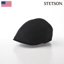 STETSON(ステットソン) CASHMERE HUNTING(カシミヤ ハンチング)SE631 ブラック ギフト 贈り物