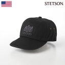 STETSON（ステットソン） GRISTONE-W CAP（グリストーンキャップ）SE667 ブラック