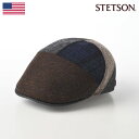 STETSON（ステットソン） PATCHWORK HUNTING（パッチワーク ハンチング）SE681 ブラウン 父の日ギフト