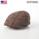 STETSONiXebg\j HARRIS TWEED HUNTINGinXcC[h n`OjSE682 x[W