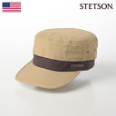 STETSON 帽子 メンズ レディース アメリカブランド ステットソン PACKABLE WORK CAP(パッカブルワークキャップ)SE713 ベージュ ギ...