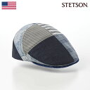 ポイント2倍 STETSON（ステットソン） PATCHWORK HUNTING（パッチワーク ハンチング）SE724 ネイビー