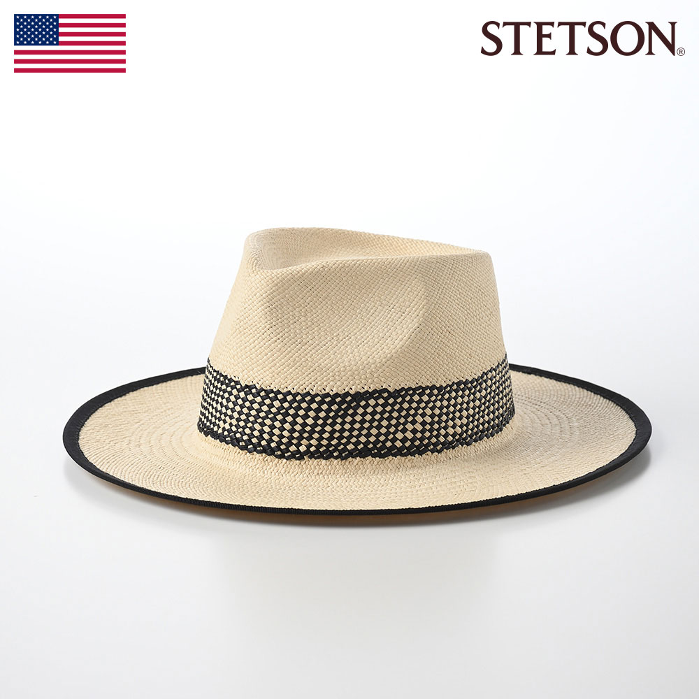 楽天メンズハット・帽子専門店 時谷堂STETSON ステットソン パナマ帽 パナマハット 中折れハット メンズ レディース 帽子 父の日 本パナマ 春 夏 スベリアジャスター付 エクアドル製 カジュアル フォーマル おしゃれ MUYU PANAMA G3（ムユ パナマ）SE733 ナチュラル