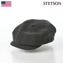 ポイント2倍 STETSON 帽子 キャスケット帽 春 夏 メンズ レディース キャップ CAP ニュースボーイキャップ 大きいサイズ ブランド カジュアル おしゃれ ステットソン LINEN CASQUETTE（リネン キャスケット） SE762 カーキ