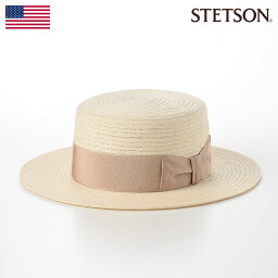 STETSON 帽子 カンカン帽 ストローハット メンズ レディース 春 夏 麦わら帽 ブランド 大きいサイズ シンプル カジュアル おしゃれ ファッション小物 アメリカ ステットソン JUTE BRAID KANKAN HAT（ジュートブレード カンカンハット） SE771 オフホワイト