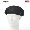 STETSON ステットソン キャップ 帽子 ブランド メンズ ベレー帽 カジュアル おしゃれ シンプル 普段使い レディース アメリカ COTTON LINE...