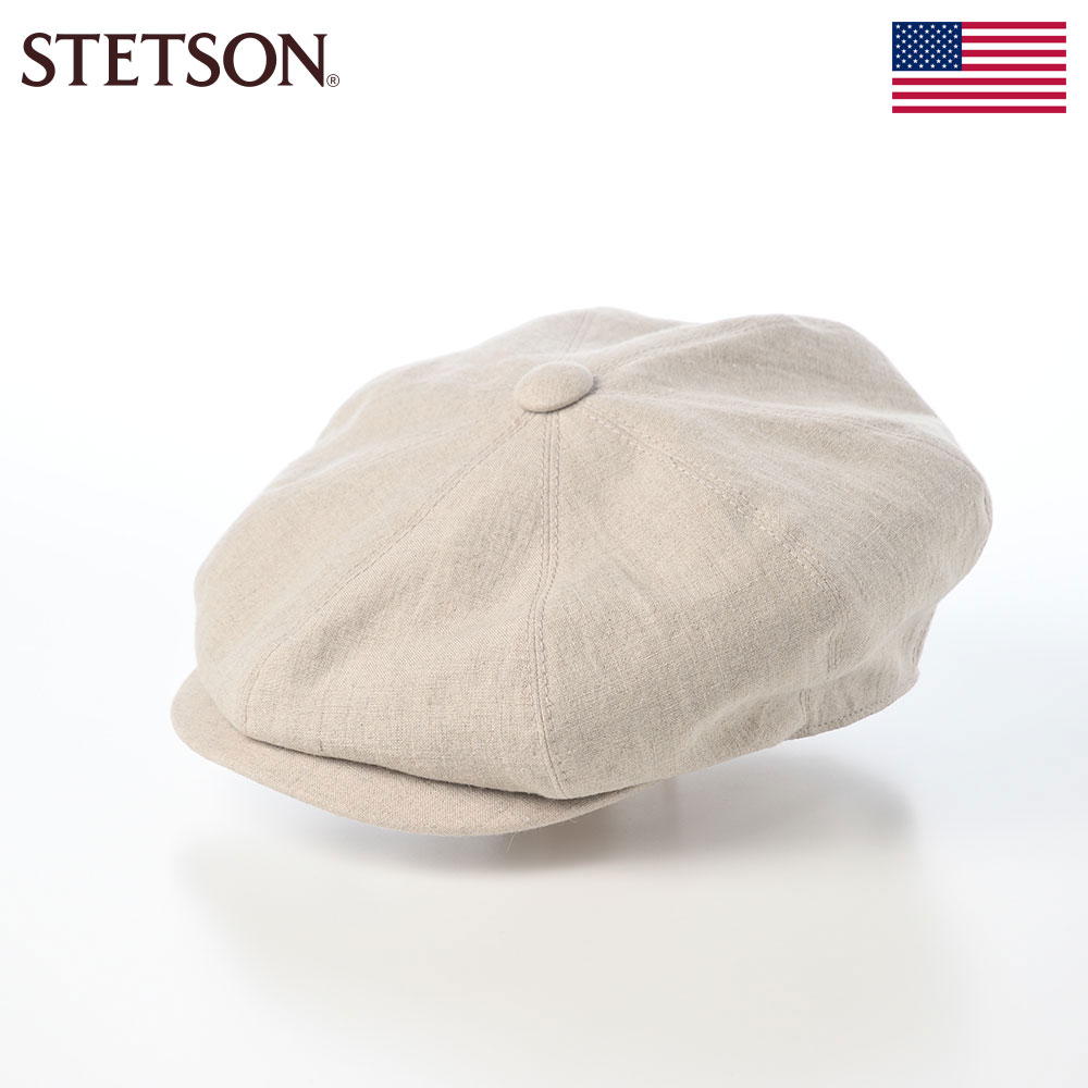 Rakuten - STETSON 帽子 キャスケット帽 春 夏 メンズ レディース キャップ CAP ニュースボーイキャップ 大きいサイズ ブランド カジュアル おしゃれ ステットソン LINEN LAWN CASKET（リネンローン キャスケット） SE861 ナチュラル
