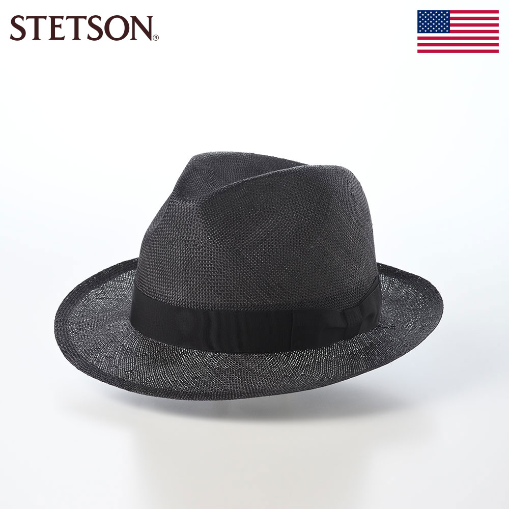 乐天商城 - STETSON 帽子 シゾールハット メンズ レディース 春 夏 ブランド シンプル カジュアル ファッション小物 アメリカ ステットソン SISOL CLASSIC HAT（シゾール クラシック ハット） SE867 ブラック