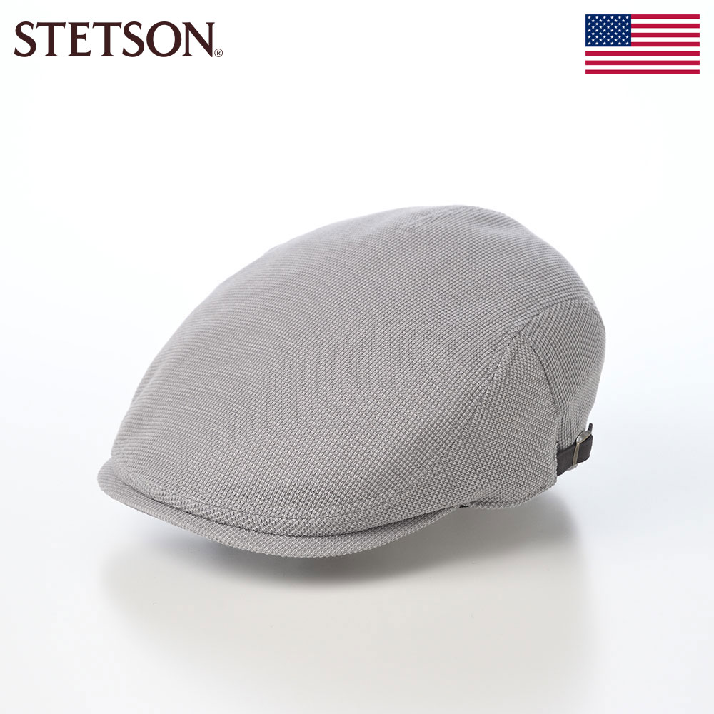 Rakuten - STETSON 帽子 ハンチング 春 夏 メンズ レディース キャップ CAP ニュースボーイキャップ 大きいサイズ ブランド カジュアル おしゃれ ステットソン SURF KNIT HUNTING（サーフニット ハンチング） SE868 グレー 父の日ギフト 2026