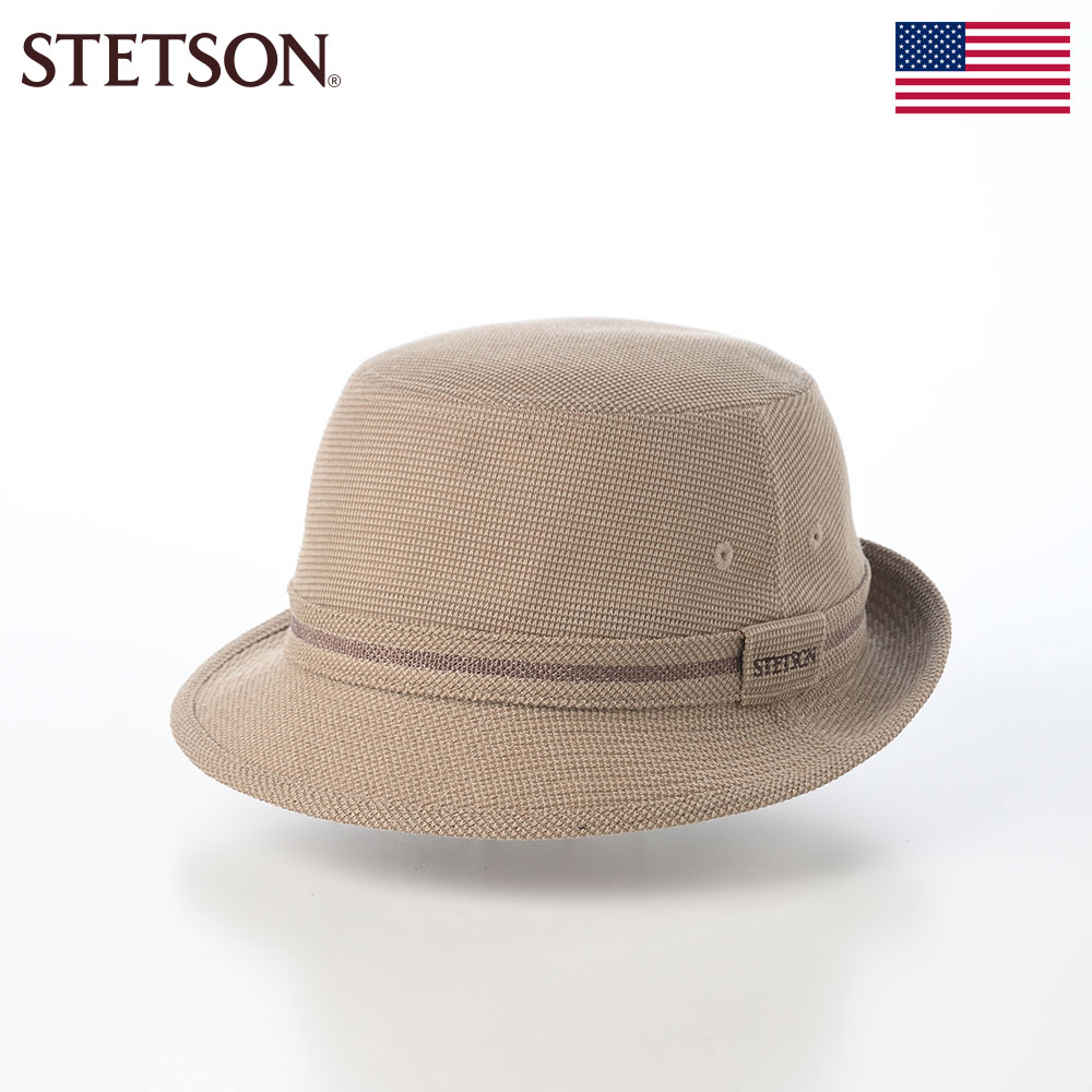 Rakuten - ステットソン STETSON アルペンハット 帽子 メンズ レディース オールシーズン 春 夏 カジュアル おしゃれ アウトドア 普段使い アメリカブランド 送料無料 SURF KNIT ALPEN（サーフニット アルペン） SE869 ベージュ 父の日ギフト 2026