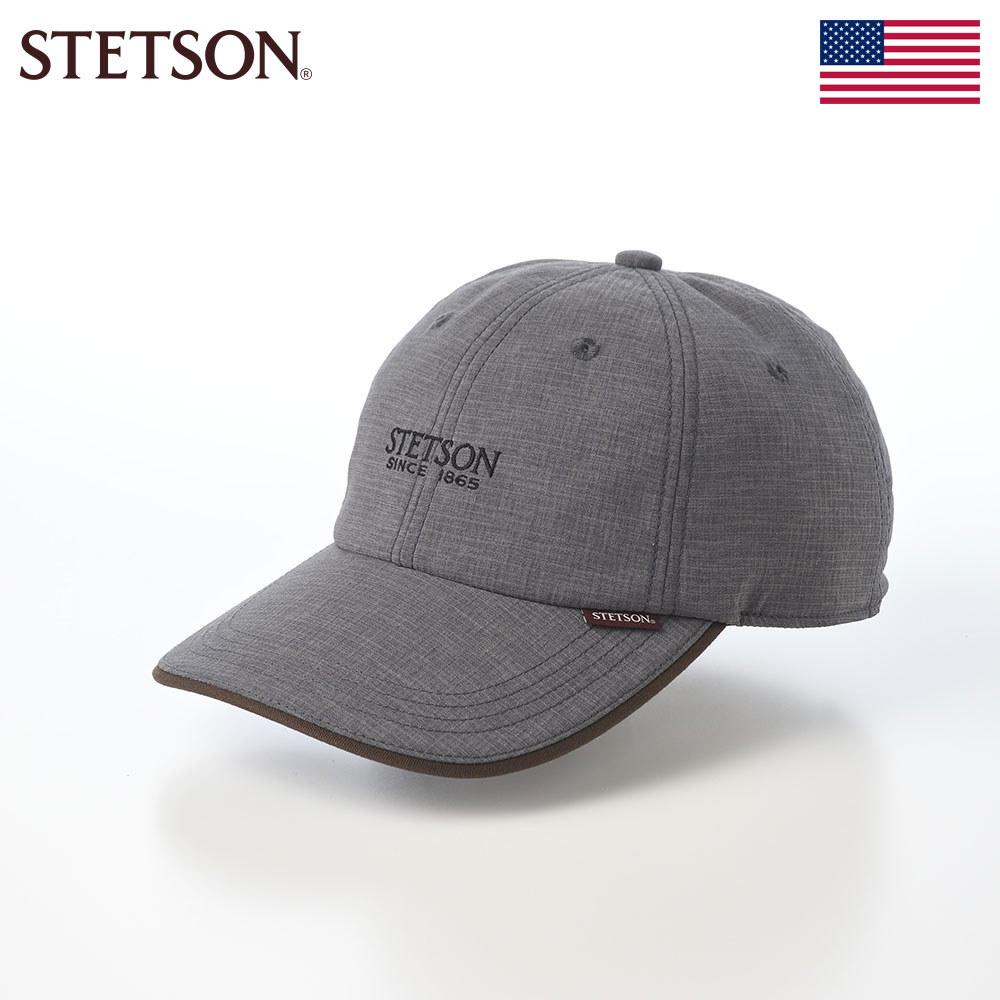 Rakuten - STETSON ステットソン キャップ メンズ レディース AKIHA MESH CAP（空羽メッシュキャップ）SE883 グレー 帽子 空羽 メッシュ 通気性 軽量 日本製 手洗い可 春夏 父の日ギフト2026