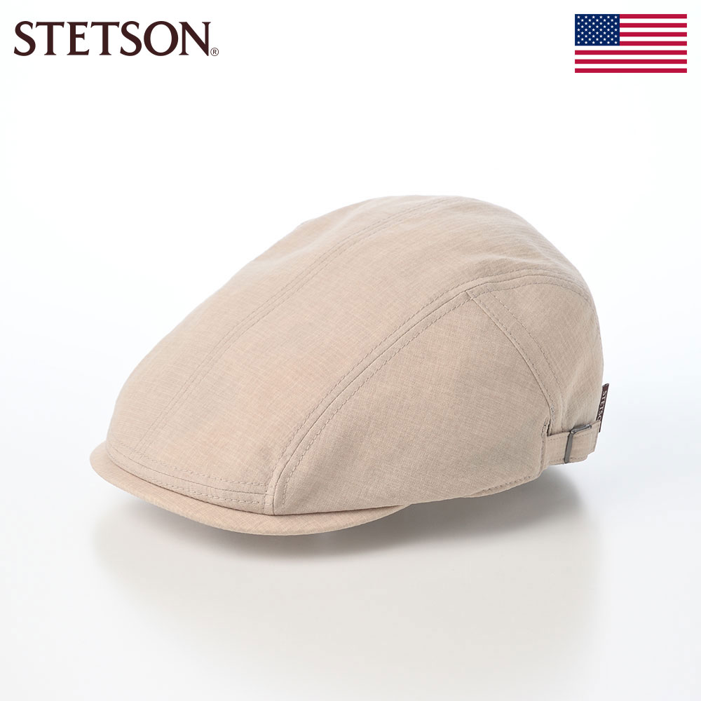 乐天商城 - STETSON 帽子 ハンチング 春 夏 メンズ レディース キャップ CAP 大きいサイズ ブランド カジュアル おしゃれ ステットソン AKIHA MESH HUNTING（空羽メッシュ ハンチング） SE889 ベージュ 父の日ギフト 2026
