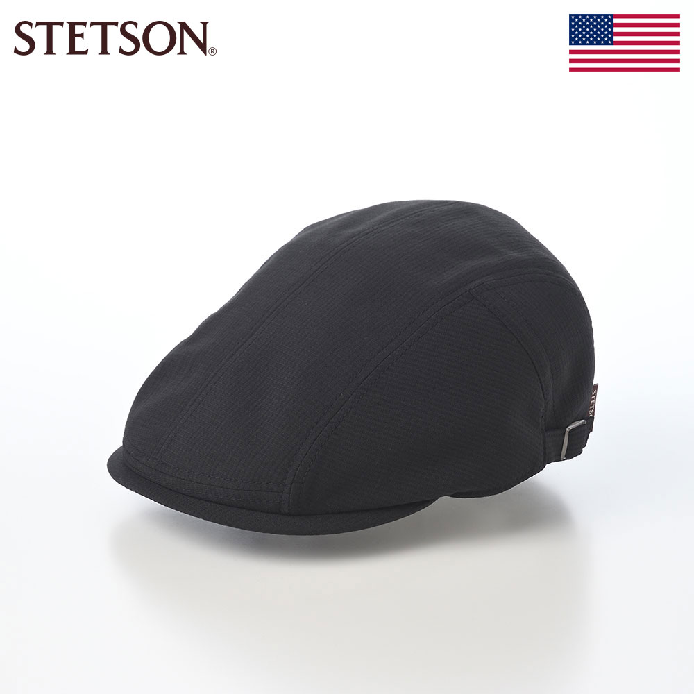 樂天商城 - STETSON 帽子 ハンチング 春 夏 メンズ レディース キャップ CAP 大きいサイズ ブランド カジュアル おしゃれ ステットソン AKIHA MESH HUNTING（空羽メッシュ ハンチング） SE889 ブラック 父の日ギフト 2026