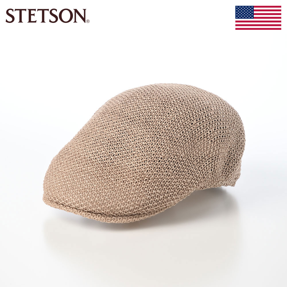 乐天商城 - STETSON ステットソン ハンチング帽 キャップ 帽子 ブランド メンズ 春 夏 ハンチングベレー 鳥打帽 カジュアル おしゃれ シンプル 普段使い レディース アメリカ LINEN THERMO KNIT HUNTING（リネン サーモニット ハンチング） SE890 ベージュ