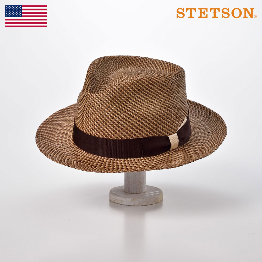 STETSON(ステットソン) パナマハット パナマ帽子 メンズ レディース 春夏 中折れハット 中折れ帽子 カラフル 高級 ネイビー ローズ グリーン ブラウン 送料無料 [フォーミックスパナマG3 SH581] 父の日 あす楽