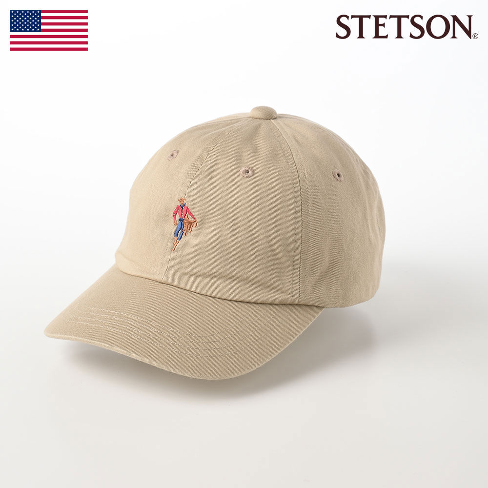 STETSON ステットソン メンズ レディース ベースボールキャップ キャップ 野球帽 5色展開 カジュアル 帽子 父の日 紳士 大きいサイズ サイズ調節可 春夏 フリーサイズ マスコットキャップSE409 送料無料 あす楽