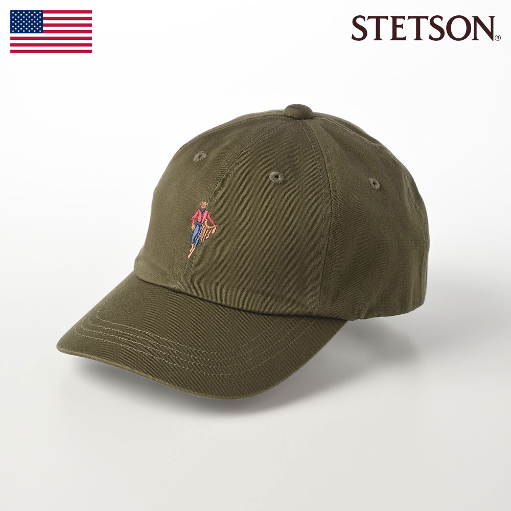 メンズ帽子（紳士） STETSON ステットソン メンズ レディース ベースボールキャップ キャップ 野球帽 5色展開 カジュアル 帽子 父の日 紳士 大きいサイズ サイズ調節可 春夏 フリーサイズ [マスコットキャップSE409] 送料無料 あす楽