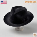 STETSON ステットソン ストローハット メンズ レディース ブレードハット 中折れハット ハット 帽子紳士 大きいサイズ 春夏 ブラック ナチュラル M ...
