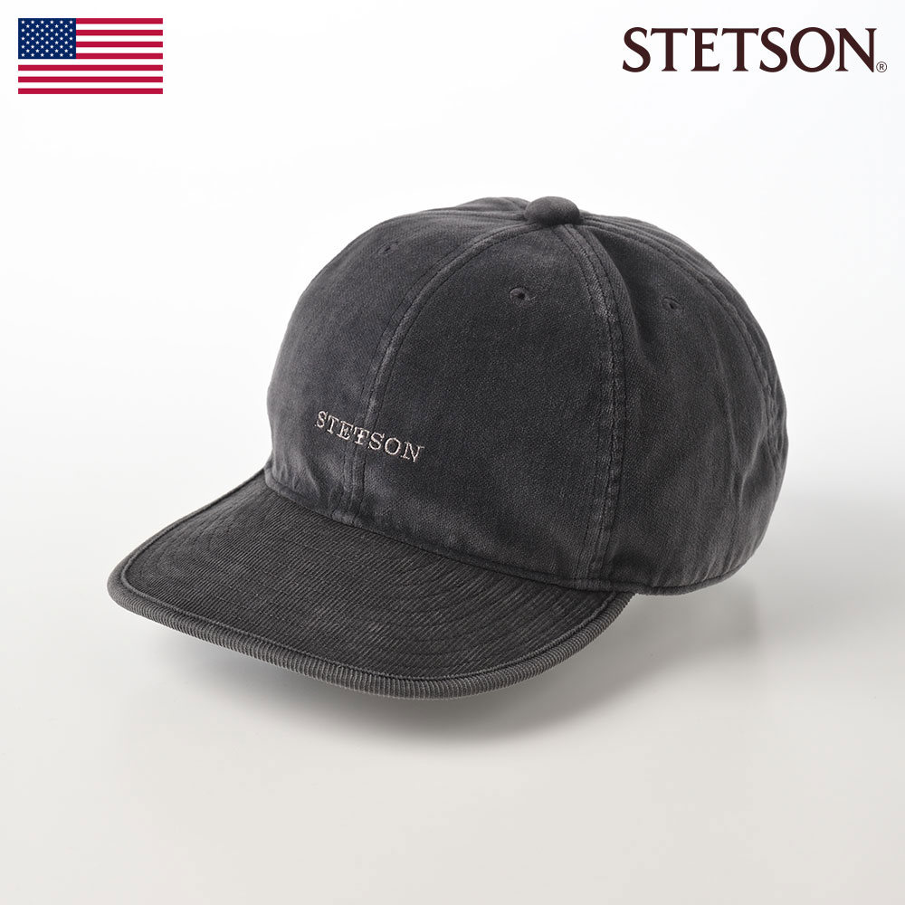 乐天商城 - STETSON ステットソン コーデュロイ キャップ メンズ レディース 野球帽 ベースボールキャップ 帽子 紳士 大きいサイズ 秋冬 グレー S M L [コーデュロイキャップSE127] メンズ帽子 プレゼント 送料無料 あす楽 プレゼント 父の日ギフト 2026