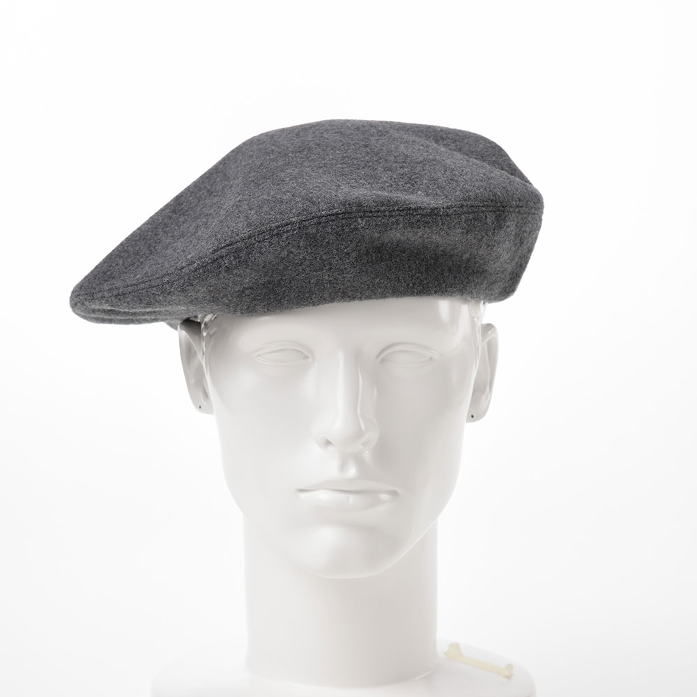ベレー帽 秋冬帽子 メンズ レディース ポーランド製 アーミーベレー ミリタリー ウール100％ 紳士帽 大きいサイズ S M L XL XXL グレー Sterkowski Grand Classic Beret(グランドクラシック ベレー)グレー