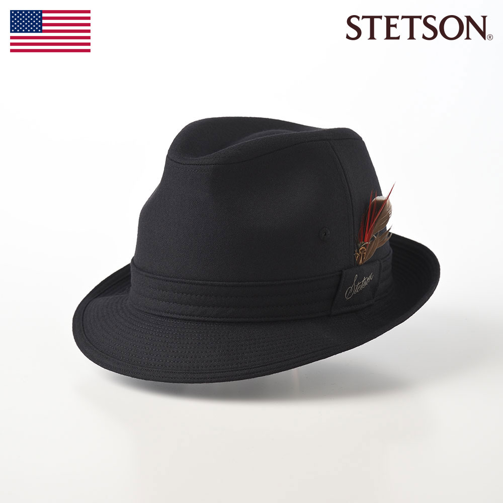 メンズ帽子（紳士） STETSON ステットソン メンズ レディース ソフトハット ソフト帽 中折れ トリルビー カジュアルハット 帽子 父の日 紳士 大きいサイズ 春夏秋冬 [ニューレスコーフラノSE123] メンズ帽子 紳士帽 送料無料 あす楽