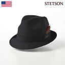 メンズ帽子（紳士） STETSON ステットソン メンズ レディース ソフトハット ソフト帽 中折れ トリルビー カジュアルハット 帽子 紳士 大きいサイズ 春夏秋冬 [ニューレスコーフラノSE123] メンズ帽子 紳士帽 送料無料 あす楽