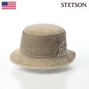 ステットソン STETSON コーデュロイ サファリハット メンズ レディース ソフトハット 帽子 紳士 大きいサイズ 秋冬 ライトブラウン [サファリコーデュ...
