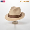 ヘンプ 帽子（メンズ） STETSON(ステットソン) 中折れハット 中折れ帽子 メンズ レディース 春夏 麦わら帽子 ストローハット ブレードハット 涼しい 紳士帽 ナチュラル 送料無料 [チャールストンヘンプ ST132] あす楽